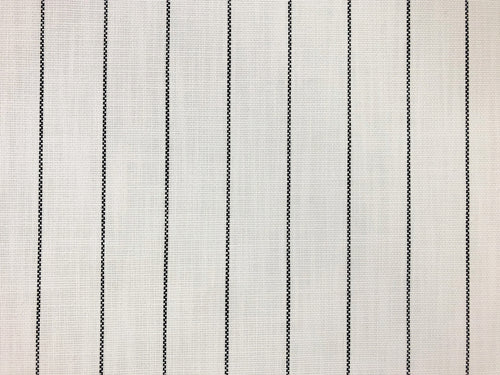 Perennials Rough Outline Blanca 875-28 Water & Stain Resistant Black White Stripe Nautical Upholstery Fabric