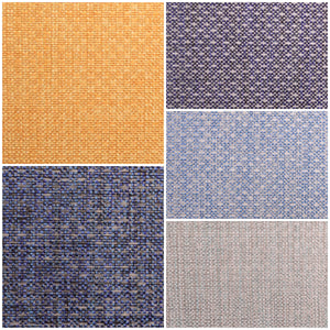 Water & Stain Resistant MCM Yellow Beige Blue Grey Denim Navy Mid Century Modern Tweed Upholstery Fabric