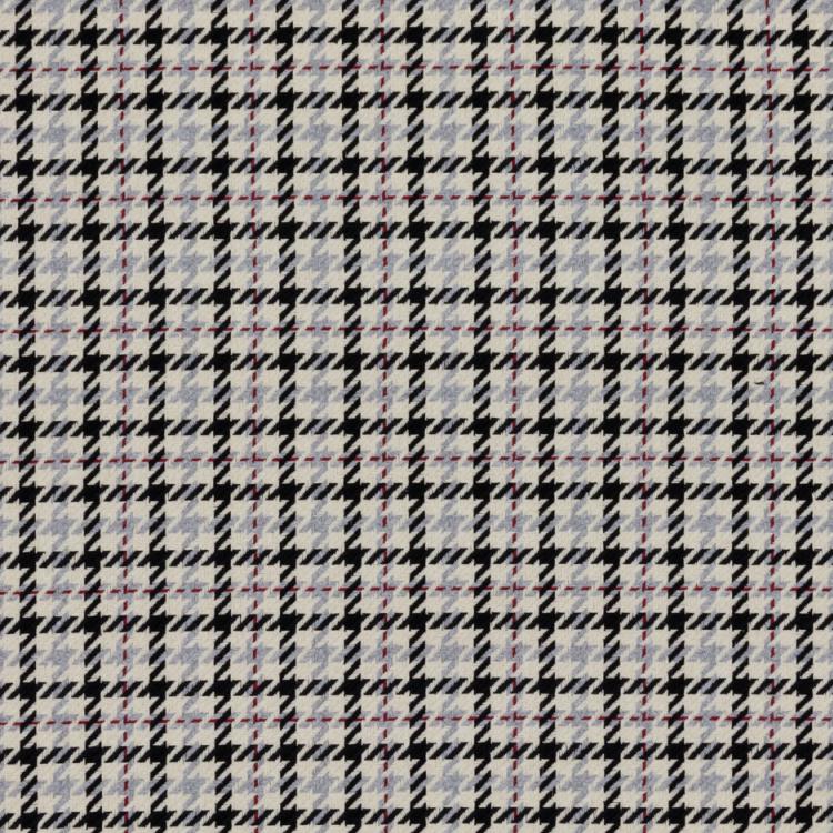 2 Colors Houndstooth Upholstery Fabric Green Blue Gray / FT9