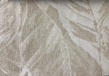 Load image into Gallery viewer, 3 Colors Botanical Leaf Upholstery Fabric Beige Ivory Teal Gray / RMIL13