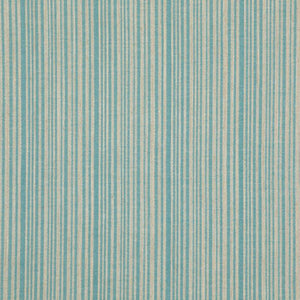 Lummus Light Blue Beige Stripe Upholstery Fabric / Sky