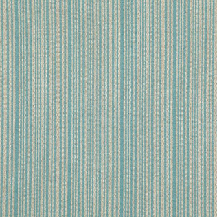 Lummus Light Blue Beige Stripe Upholstery Fabric / Sky
