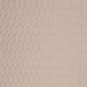 Stitch in Time Beige Neutral Embroidered Trellis Drapery Fabric / Marble