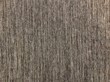 Load image into Gallery viewer, Designer Espresso Brown White Water &amp; Stain Resistant Geometric Herringbone Cotton Linen Mid Century Modern Tweed Abstract Drapery Upholstery Fabric
