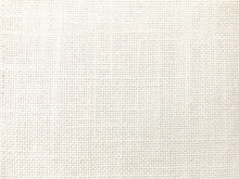 Load image into Gallery viewer, Linen Blend Ivory Water &amp; Stain Resistant Crypton Neutral Upholstery Drapery Fabric / Ivory