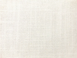 Linen Blend Ivory Water & Stain Resistant Crypton Neutral Upholstery Drapery Fabric / Ivory