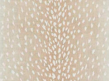 Load image into Gallery viewer, Linen Rayon Champagne Cream Off White Fawn Animal Print Upholstery Drapery Fabric