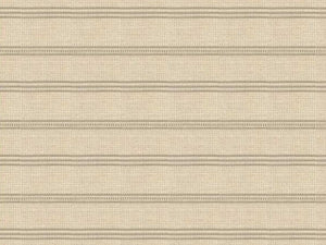 Kelly Wearstler Ojai Outdoor Dune Gray Beige Ivory Stripe Water & Stain Resistant Upholstery Fabric