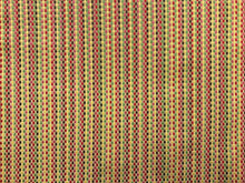 Load image into Gallery viewer, Yellow Wheat Lime Green Pink Red Brown Small Check Woven Geometric Upholstery Drapery Fabric