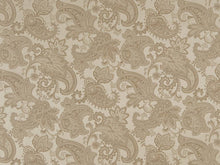 Load image into Gallery viewer, Beige Damask Paisley Upholstery Drapery Fabric