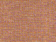 Load image into Gallery viewer, Water &amp; Stain Resistant Mauve Pink Lilac Yellow MCM Tweed Upholstery Fabric