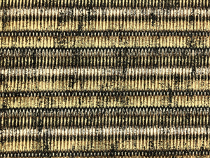 Designer Tribal Ethnic African Pattern Charcoal Black Beige Brown Cream Upholstery Fabric