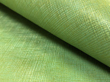Load image into Gallery viewer, Ultraleather Linen Pea Pod Green Gold Faux Leather Textured Heavy Duty Shimmery Metallic Upholstery Vinyl