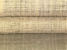 Load image into Gallery viewer, MCM Mid Century Modern Textured Tweed Parchment Linen Ecru Drapery Fabric