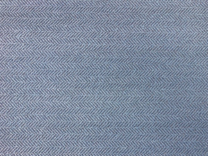Kravet French Blue Herringbone Geometric MCM Mid Century Modern Upholstery Fabric