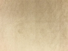 Load image into Gallery viewer, Designer Beige Taupe Water &amp; Stain Resistant Performance Velvet Upholstery Drapery Fabric