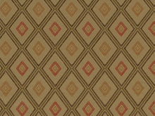 Load image into Gallery viewer, Heavy Duty Diamond Geometric Green Beige Gold Brown Rose Red Upholstery Drapery Fabric