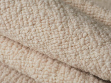 Load image into Gallery viewer, Designer Ivory Wool Blend Italian Boucle Upholstery Fabric