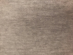 Scalamandre Nobel Pewter Gray Stripe Textured Water & Stain Resistant Upholstery Velvet