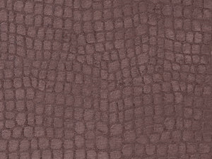 Heavy Duty Eggplant Purple Alligator Reptile Velvet Upholstery Fabric
