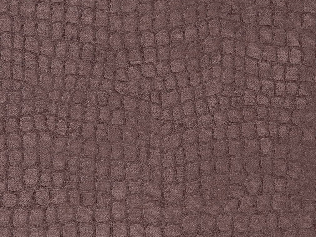 Heavy Duty Eggplant Purple Alligator Reptile Velvet Upholstery Fabric