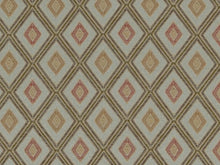 Load image into Gallery viewer, Heavy Duty Geometric Diamond Aqua Blue Beige Green Brown Gold Rose Pink Upholstery Drapery Fabric