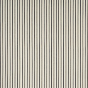 Schumacher Marquet Ticking Stripe Fabric 82201 / Carbon