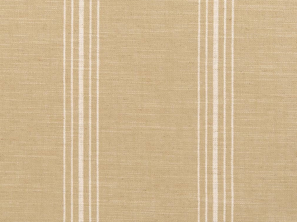Crypton Water & Stain Resistant Nautical Stripe Beige Off White Upholstery Fabric