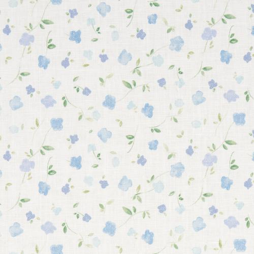 Schumacher Bloomwind Performance Linen Fabric 180431 / Blue