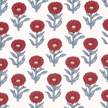 Load image into Gallery viewer, Schumacher Adeline Fabric 180582 / Rouge &amp; Blue