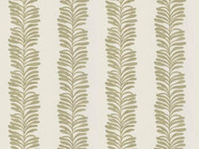 Load image into Gallery viewer, Cotton Linen Off White Taupe Botanical Floral Embroidered Drapery Fabric