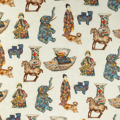 Lee Jofa Tambelan Print Fabric / Lacquer