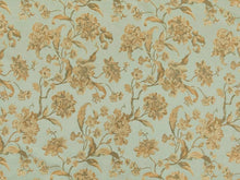 Load image into Gallery viewer, Heavy Duty Floral Seafoam Blue Beige Green Upholstery Drapery Fabric
