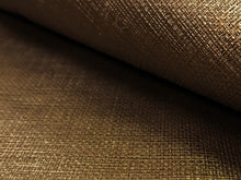 Load image into Gallery viewer, Ultraleather Linen Metallic Brown Faux Leather Textured Upholstery Vinyl