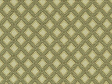 Load image into Gallery viewer, Heavy Duty Geometric Diamond Seafoam Green Ivory Brown Upholstery Drapery Fabric