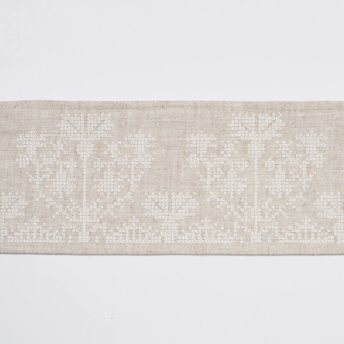 Schumacher Custis Embroidered Tape Trim / Shell