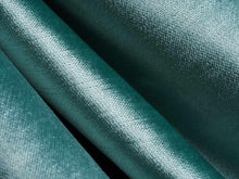 Load image into Gallery viewer, Teal Pink Mocha Brown Shimmery Velvet Upholstery Drapery Fabric