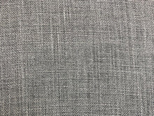 Load image into Gallery viewer, 1.5 Yds Designer Gray Woven Heavy Duty Belgian Linen MCM Mid Century Modern Upholstery Fabric