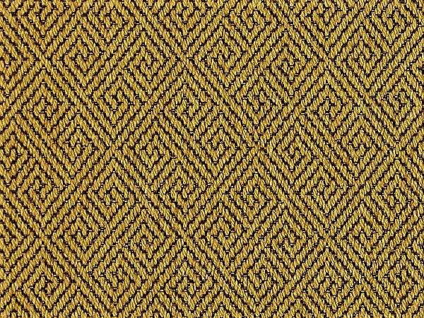 Boris Kroll Maiandros Texture Camel Beige Woven Greek Key Geometric Chenille Upholstery Fabric