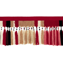 Load image into Gallery viewer, Schumacher El Morocco Handmade Tassel Trim 82520 / Warm Multi