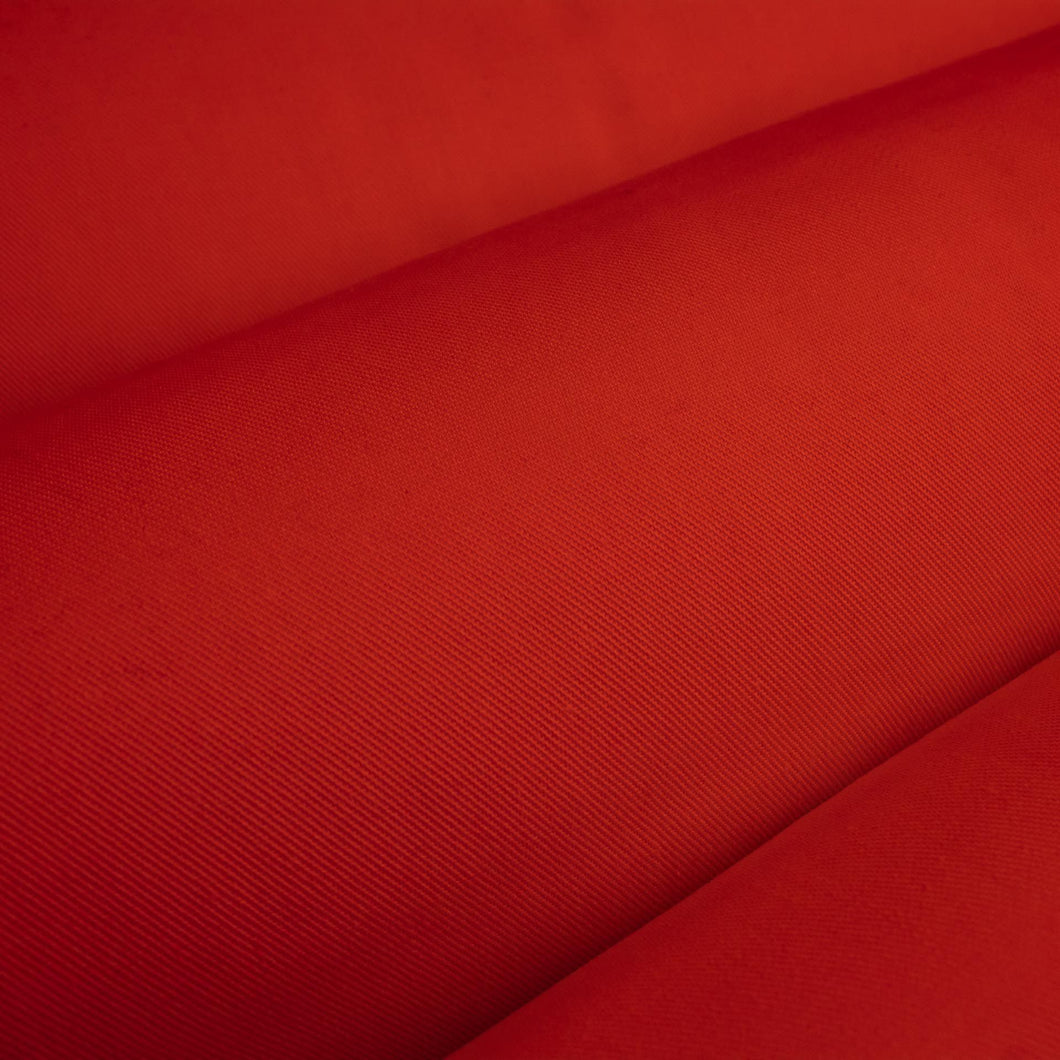 Heavy Duty Organic Cotton / Cotton Blend Scarlet Garnet Red Wine Burgundy Twill Upholstery Drapery Fabric
