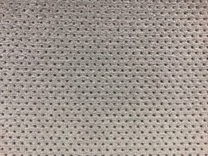 Vintage Water & Stain Resistant MCM Mid Century Modern Gray Small Scale Dot Velvet Upholstery Fabric