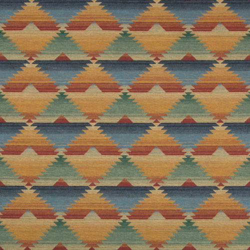 Lee Jofa Dinetah Wool Fabric / Multi/Spice
