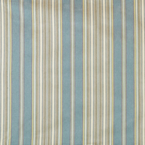 Lee Jofa Windsor Stripe Fabric / Aqua/Gold