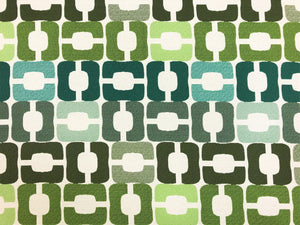 Indoor Outdoor Water & Stain Resistant Olive Lime Emerald Green Geometric Abstract Upholstery Drapery Fabric