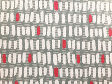 Load image into Gallery viewer, VillaNova Verso Aqua Blue White Pink Geometric Abstract Printed Drapery Upholstery Fabric