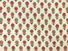 Load image into Gallery viewer, Lee Jofa Indianola Weave Pink Green Beige Hot Air Balloon Upholstery Drapery Fabric
