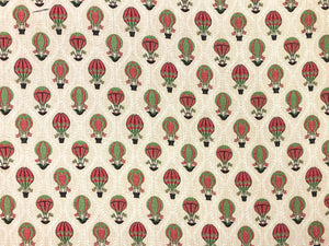 Lee Jofa Indianola Weave Pink Green Beige Hot Air Balloon Upholstery Drapery Fabric