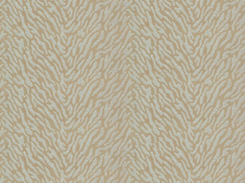 Designer Beige Grey Animal Pattern Cut Velvet Upholstery Fabric