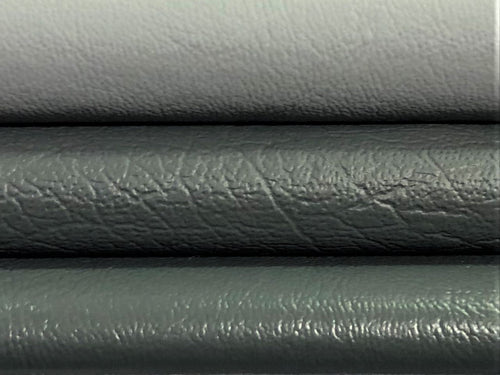 Heavy Duty Pale Gunpowder Grey Graphite Vegan Faux Leather Marine Upholstery Vinyl